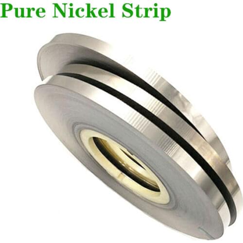 0.12/0.15/0.2MM 99.9% Pure Nickel Tape Power Battery Connector Piece Lithium Battery Spot Welding 18650 Pure Nickel Tape