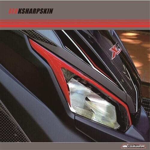 New Motorcycle headlight sticker for HONDA X-ADV xadv 750 headlight decoration 3M applique headlight sticker light eyebrow