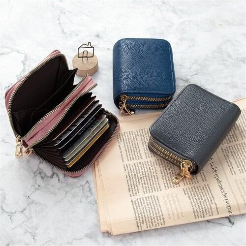 2021 New Women Wallet Woman Zipper Wallet Coin Purse Pouch Ladies Short Wallet Large Capacity Card Holder Bag Accessories