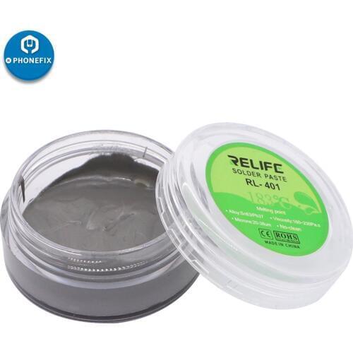 RELIFE 183°C Solder Paste Sn63/Pb67 No-Clean Lead-Free Medium Temperature Soldering Flux Paste Phone BGA Soldering repair
