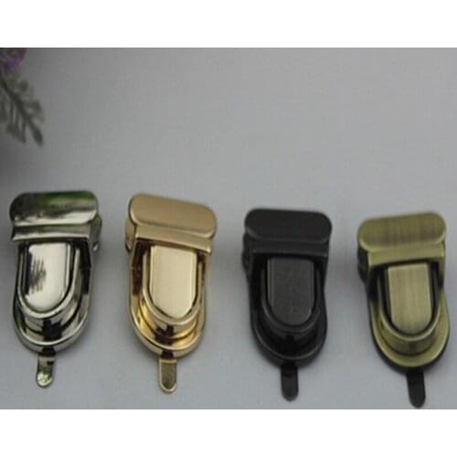 Durable Buckle Twist Lock Hardware For Bag Shape Handbag DIY Turn Lock Bag Clasp