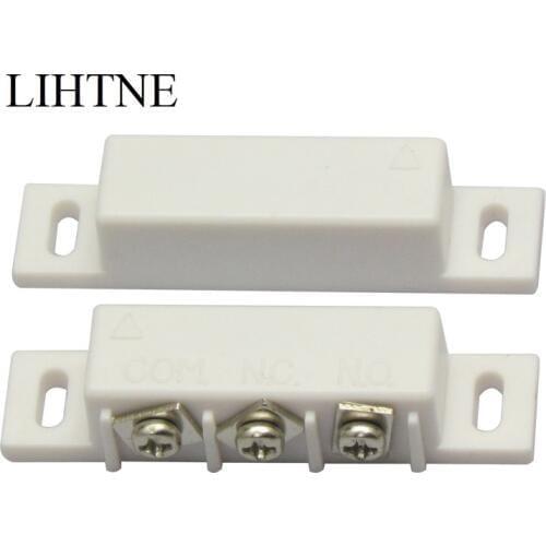 NO/NC Wired Door Magnetic Contact Switch alarm Reed switches door sensor for Home Alarm System access control system