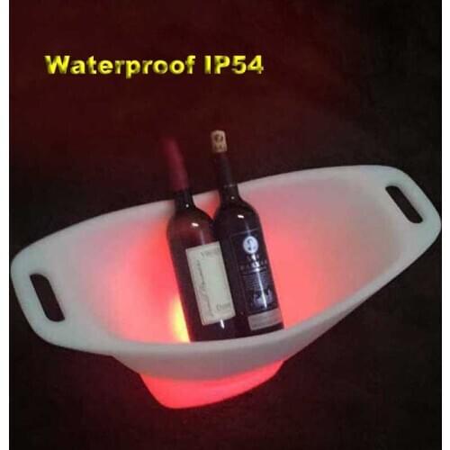 Champagne Wine Beer Bucket Colorful LED Ice Bucket for Party Home Bar KTV Club