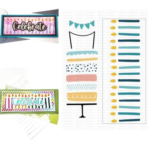 Happy birthday theme template Metal Cutting Dies Stencils for Scrapbooking Stamp Photo Album Decorative Embossing DIY Paper Card