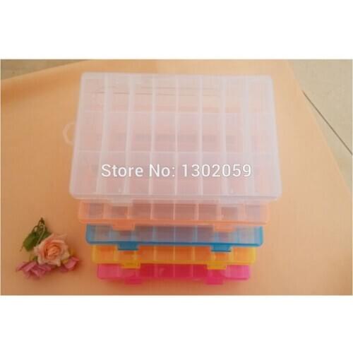 Factory Sale DIY Needlework Cross Stitch Tool Accessory Plastic Storge Box 24 Grids--Available
