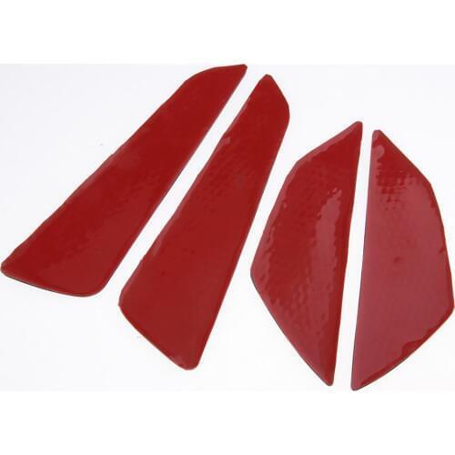 2 Pair Gas Tank Pad Traction Side Fuel Knee Grips Decal Protector Moto