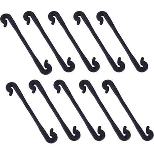 50Pcs Grape Vines Clips Gardening ties Plastic Grafting Clips Buckle Hook tools plant accessories for garden greenhouse Durable