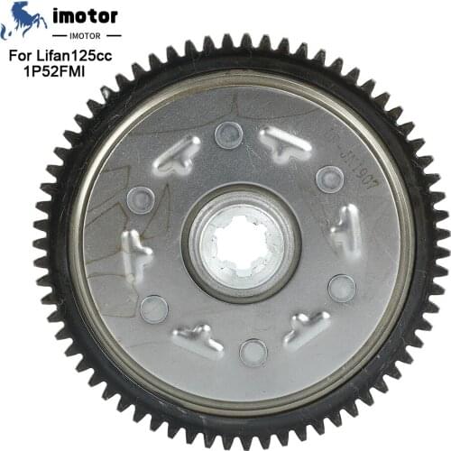 67 Tooths Motorcycle Manual Clutch Primary Gear For Lifan125cc LF 125cc Kick Starter Horizontal Engines Dirt Pit Bike