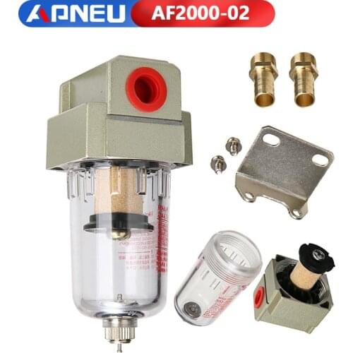 AF2000-02 1/4" Compressor Filter Air Pressure Pneumatic For Air Pump Oil Collector Water Moisture Separator Trap Smc AF2000 02