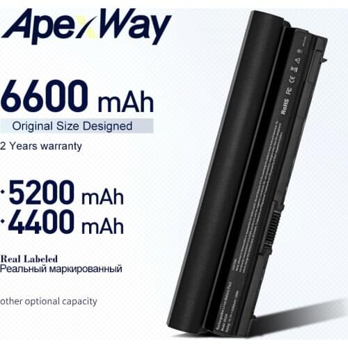 11.1V Laptop Battery For dell Latitude E6230 E6430S E6320 E6330 09K6P 0F7W7V 11HYV 7FF1K 823F9 9GXD5 YJNKK 312-1241 6600mAh