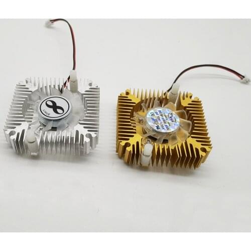 Aluminum Heatsink with fan for 5W/10W LED light Cooling Cooler DC12V
