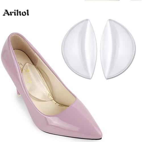 Arihol 5 Pairs = 10 Piece Gel Arch Support Pad for Flat Feet, Adhesive Orthopedic Cushion for Shoe High Heels Pain Relieves