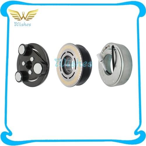 Car A/C Air conditioning compressor cold air pump head magnetic suction clutch coil sucker plate bearing pulley for Mazda CX-7M3