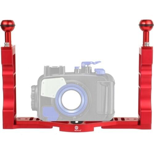BGNing New Upgrade Underwater Camera Handheld Tray Bracket Stabilizer Rig Light Support for DJI OSMO for Gopro /Insta360 Diving