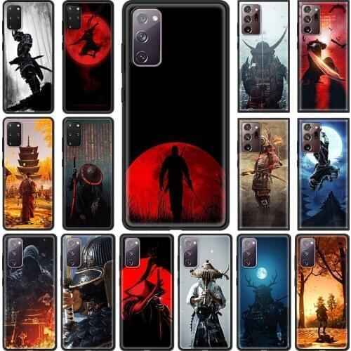 Samurai Phone Case for Samsung Galaxy S21 S20 FE Note 20 Ultra S10 Lite S9 Plus S8 S10e Soft Cover Shell