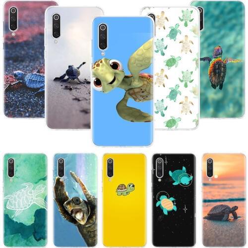Turtle Tortoise Case for Xiaomi Redmi Note 10 9 9S 8 7 6 8T 8A 7A 6A S2 K30 K20 MI 9 8 CC9 F1 Lite Pro Soft TPU Phone Cover