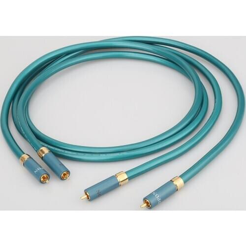 Hifi A55 Ortofon RCA Cable Hi-end CD Amplifier Interconnect 2RCA to 2RCA Male Audio Cable