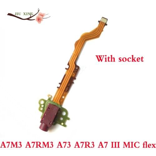 1PC NEW A7III A7RIII MIC Microphone Jack Interface Cable Flex FPC A2196478A For Sony A7M3 A7RM3 A73 A7R3 A7 III / A7R III / M3