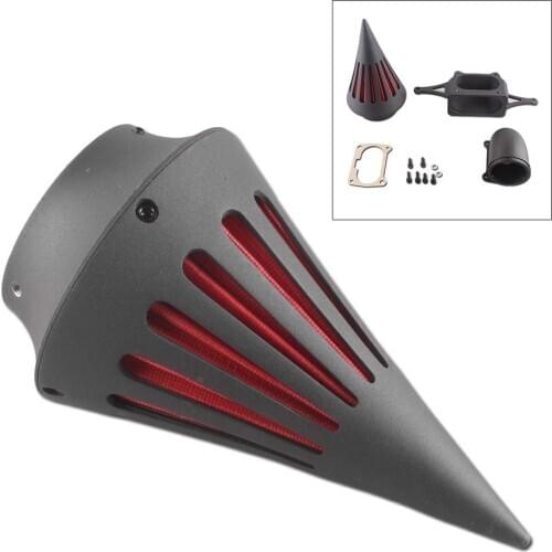 Motorcycle Cone Spike Air Cleaner Intake Filter Kit For Yamaha Road Star Warrior Midnight 2002 2003 2004 2005 2006 Aluminum