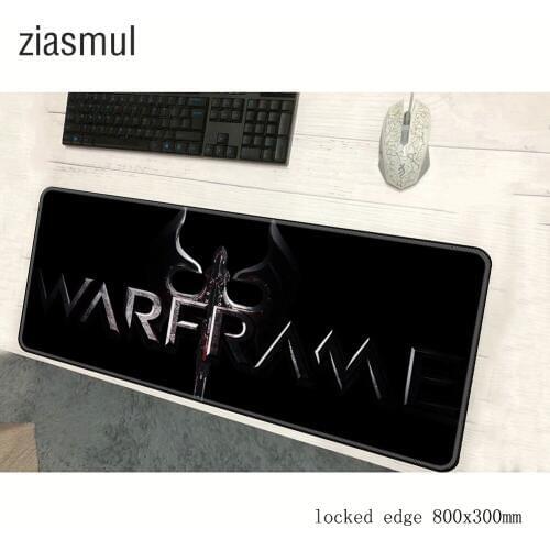Warframe pad mouse New arrival computer gamer mouse pad 800x300x2mm padmouse big wrist rest mousepad ergonomic gadget desk mats