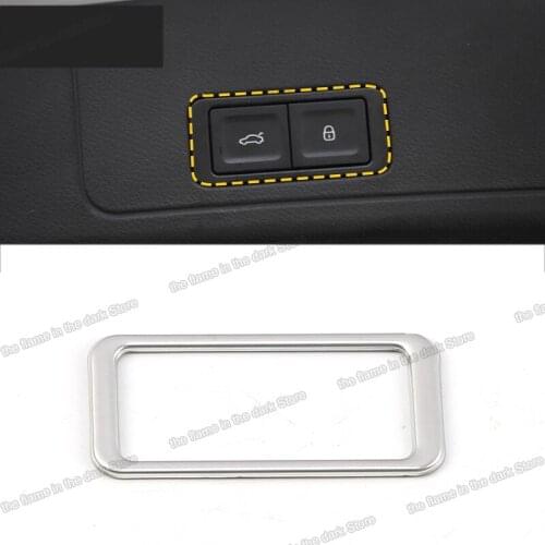 Lsrtw2017 for Chery Tiggo 8 Car Trunk Switch Button Frame Trims Interior Accessories 2018 2019 2020 Auto Sticker