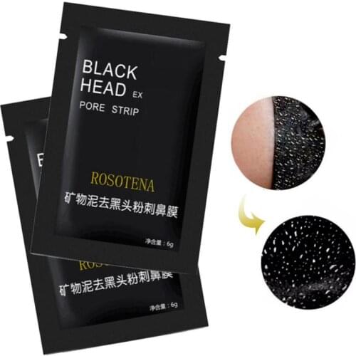 Nose Blackhead Remover Mask Mineral Mud Pore Cleaner Black Head Strips Remover Deep Cleaning Purifying Peel Acne Mask TSLM1