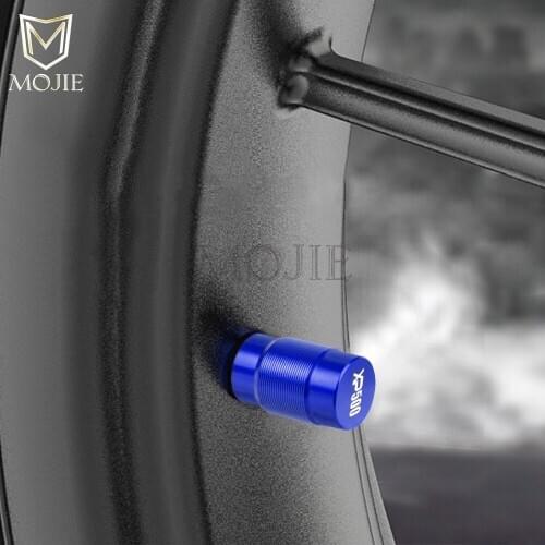 Motorcycle CNC Vehicle Wheel Tire Valve Air Port Stem Caps Covers Plug For Yamaha XP500 XP 500 2010-2011