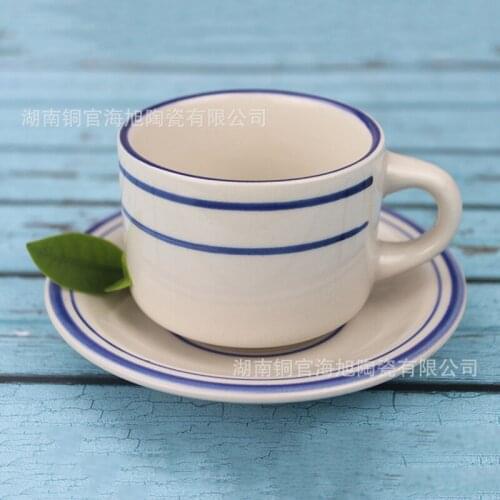 Simple Modern Coffee Cup Set White Office European Ceramic Turkish Coffee Cups Travel Tazas De Cafe Cups And Saucers DE50BD