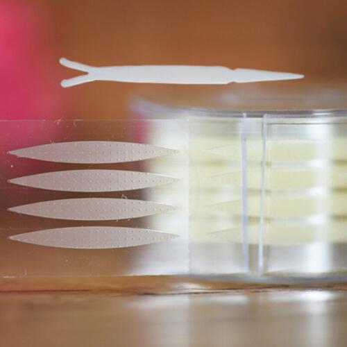 Adomaner 1 Roll Olive Shape Makeup Eyeliner Double Eyelid Tape Clear Stickers for Making The Eyes Bigger with Eye Shadow Eyelid