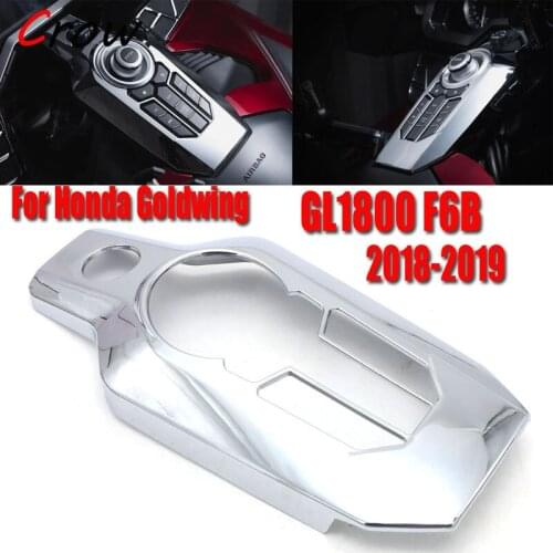 New Chrome Center Console Button Decorative Cover for HONDA Goldwing GL1800 2018-2019 F6B 2018 2019