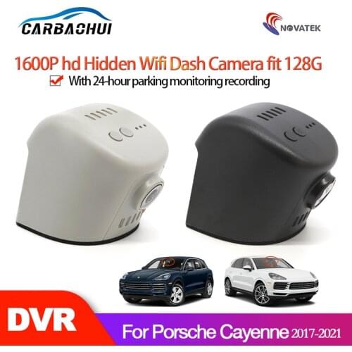 NEW ! Car DVR Wifi Video Recorder Dash Cam Camera For Porsche Cayenn 2017 2018～2020 2021 Night vision full hd 1600P high quality