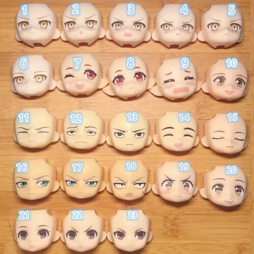 GSC Clay Man replaces Body9 OB11 Baby doll face doll accessories