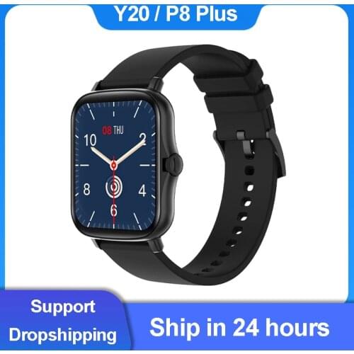 P8 Plus Smart Watch Y20 Men Women Stopwatch Heart Rate Full Touch Fitness Tracker Rotate Button IP68 Smartwatch PK GT 2 OPPO