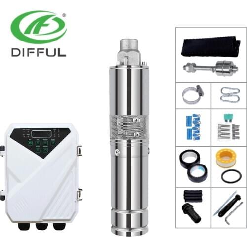 Solar panel screw water pump high pressure borehole solar water pump for irrigation