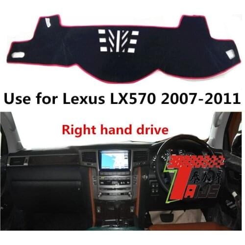 TAIJS Factory Anti Dust Polyester Fibre Car Dashboard Cover For Lexus LX570 2007 2008 2009 2010 2011 Right hand drive