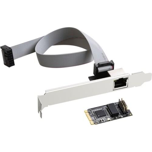 TXA098 M.2(B-Key/M-Key) to Gigabit Network Card Desktop RJ45 Category Six Network Cable Gigabit Converter Network Card