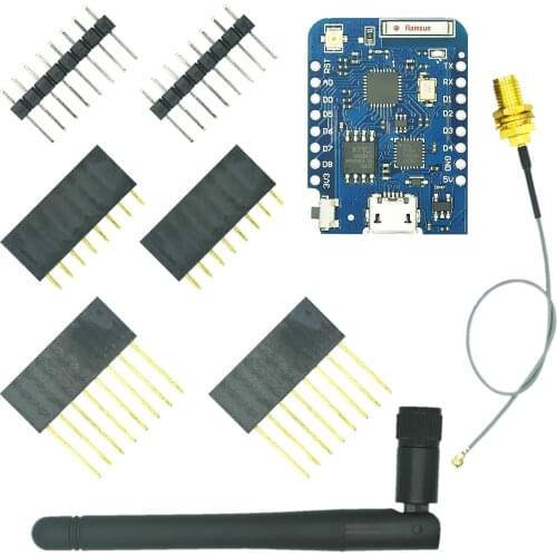 4MB WEMOS D1 Mini Pro Bytes External Antenna Connector NodeMCU Based ESP8266 ESP-8266EX CP2104 WIFI Development Board Micro USB