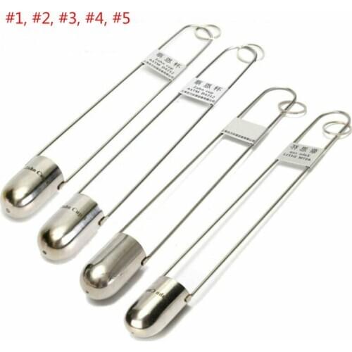 1pcs Zion Cup 1#2#3#4#/5# type viscosity cup stainless steel precision mixing and thinning tool