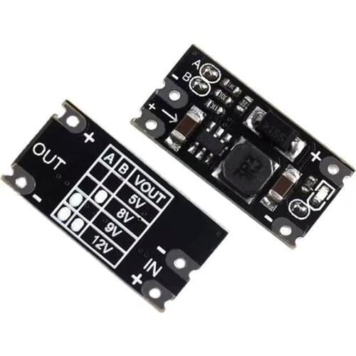 1 Pcs Mini DC-DC Boost Step Up Converter Board Module 3.7V to 12V Voltage Regulator PCB Board Module Lithium Battery Boost