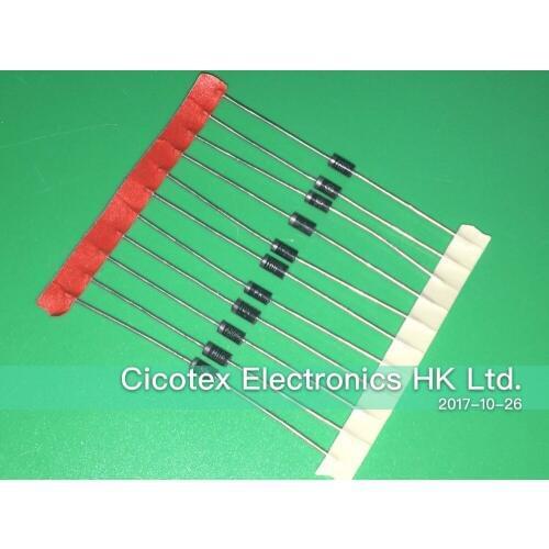 10pcs MUR2100ERLG MUR2100EG DO-41 DIODE GEN PURP 1KV 2A AXIAL 2100E
