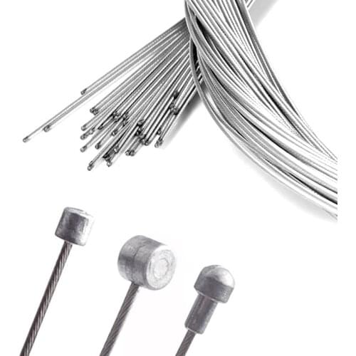 2pcs Mountain/Road/Folding Bicycle Shift Line MTB Bike Brake Handle Wire Cycling Fixed Gear Shifter Speed line Brake Cable