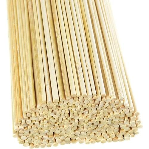50pcs/lot 30cm Long DIY Wooden Square Round stick Rods For DIY Arts Crafts Home Decoration Tool