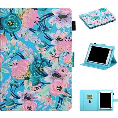 7'' universal tablet case For Lenovo Tab 3 7 Essential 7.0 Flip Stand PU Leather funda tablet for Alcatel ONETOUCH Pixi 7inch