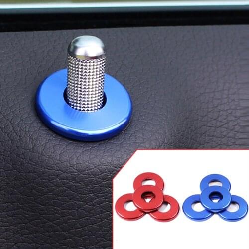 4pcs Aluminum Chrome Accessories For Mercedes Benz E Class W213 E200 300 C-class W205 2016 2017 Door Lock Cover Trim Car Styling