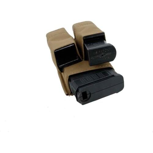 Free Shipping New Molle M4 Mag Double Pistol Mag Pouch for Tactical Vest Molle System TMC3093-CB