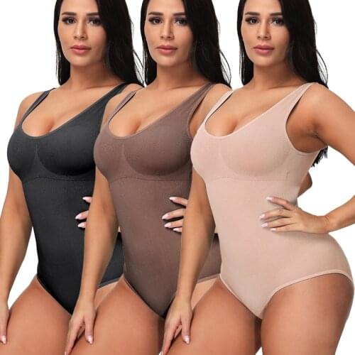 Butt Lifter Bodysuit Seamless Full Body Shaper Tummy Control Faja Shapewear Thigh Slimming Underwear Waist Trainer Bodysuit