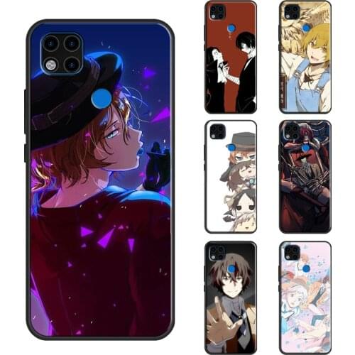 Bungou Stray Dogs Case For Xiaomi Redmi Note 10 8 9 Pro Note 7 9S 8T Back Cover For Redmi K40 9A 9 9C 7A