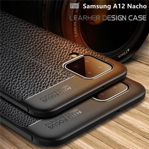 For Samsung Galaxy A12 Case For Samsung A12 Capas TPU Leather For Fundas Samsung M31S M21 M51 A21S A51 A71 S21 Ultra A12 Cover