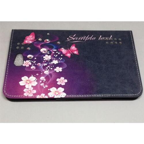 Myslc Printed Pu Leather Cover for Tesla Impulse 7.0 LTE 7 inch Tablet Magnetic Stand Case