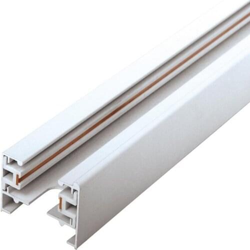 Two Wire LED Aluminum Rail Aluminum Track Rail for LED Track spotlight 1 m wire Copper core x20